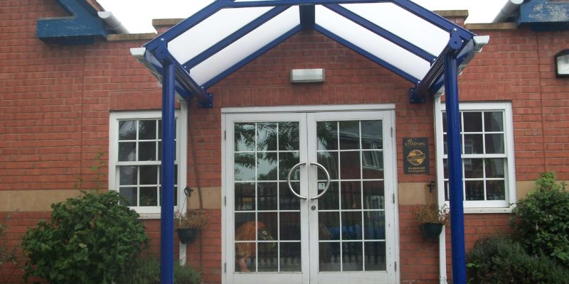 Are entrance canopies waterproof?