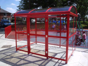 Walk in Secure Pram Shelters
