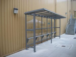 How to clean a smoking shelter